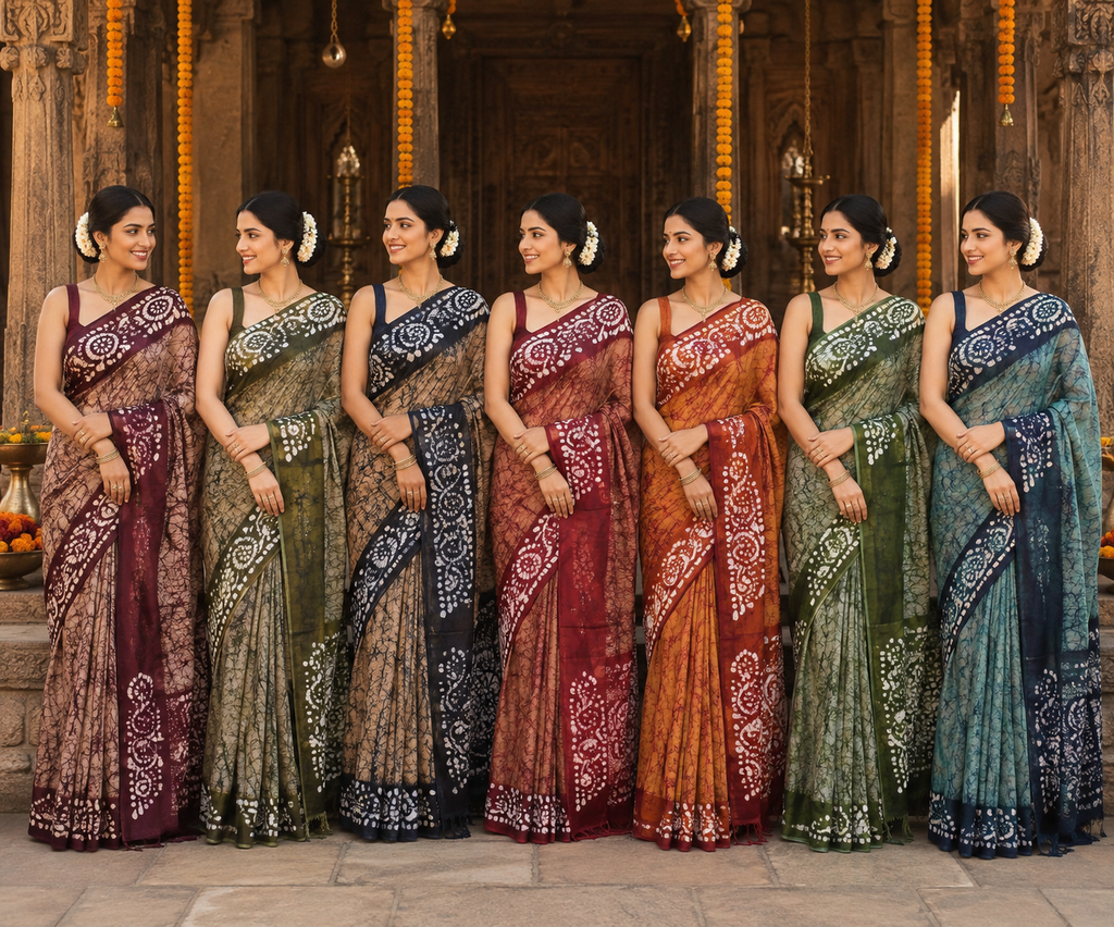 BATIK SAREE - COTTON