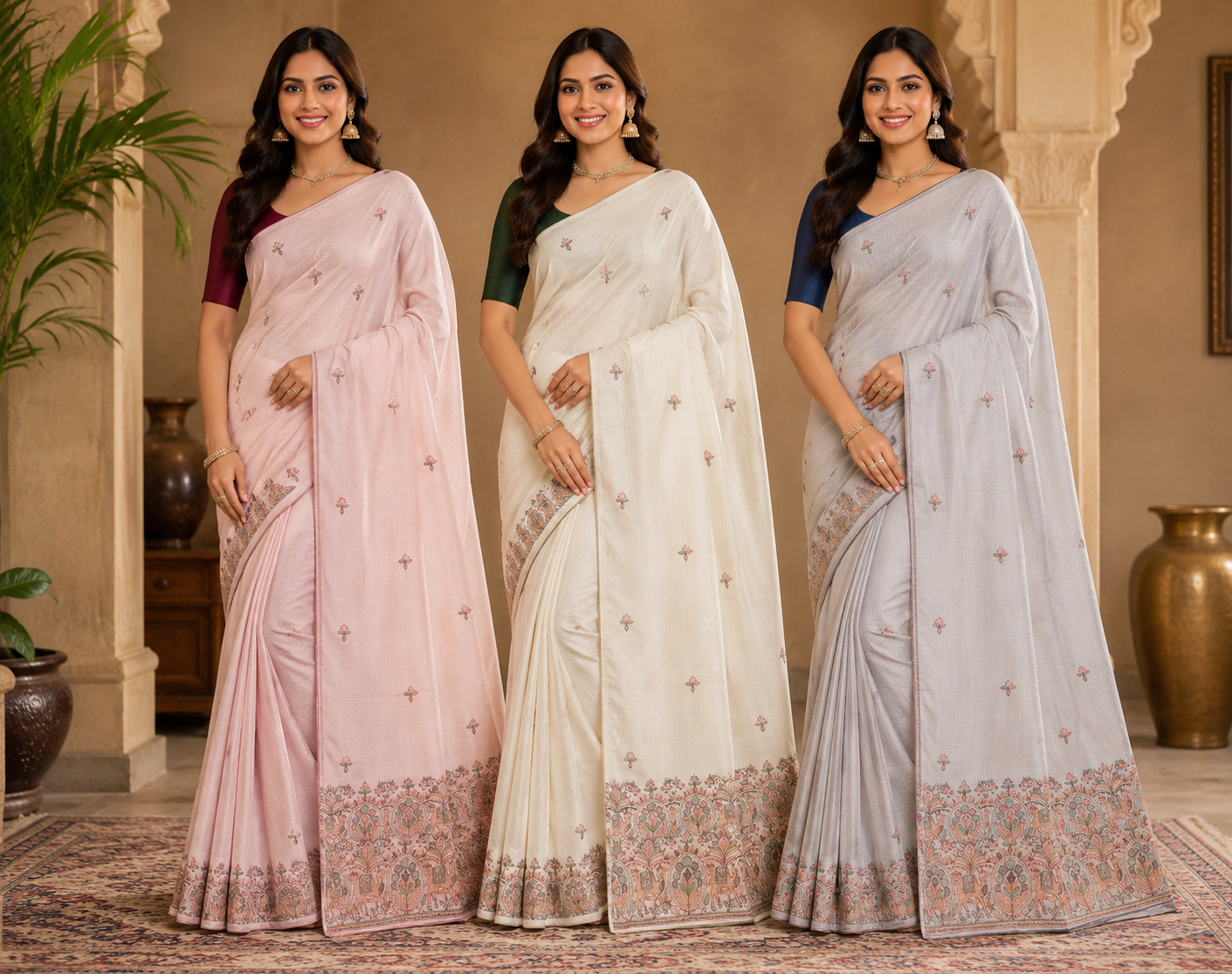 SUPER NET FABRIC SAREE - COTTON SAREE