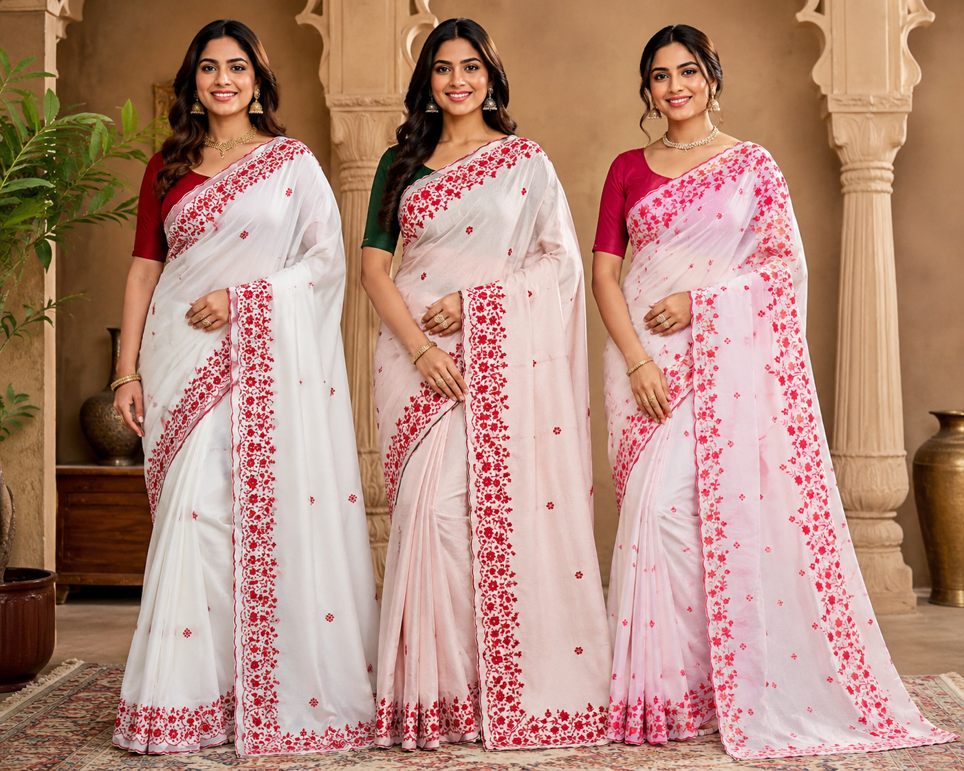 SUPER NET FABRIC SAREE - COTTON SAREE