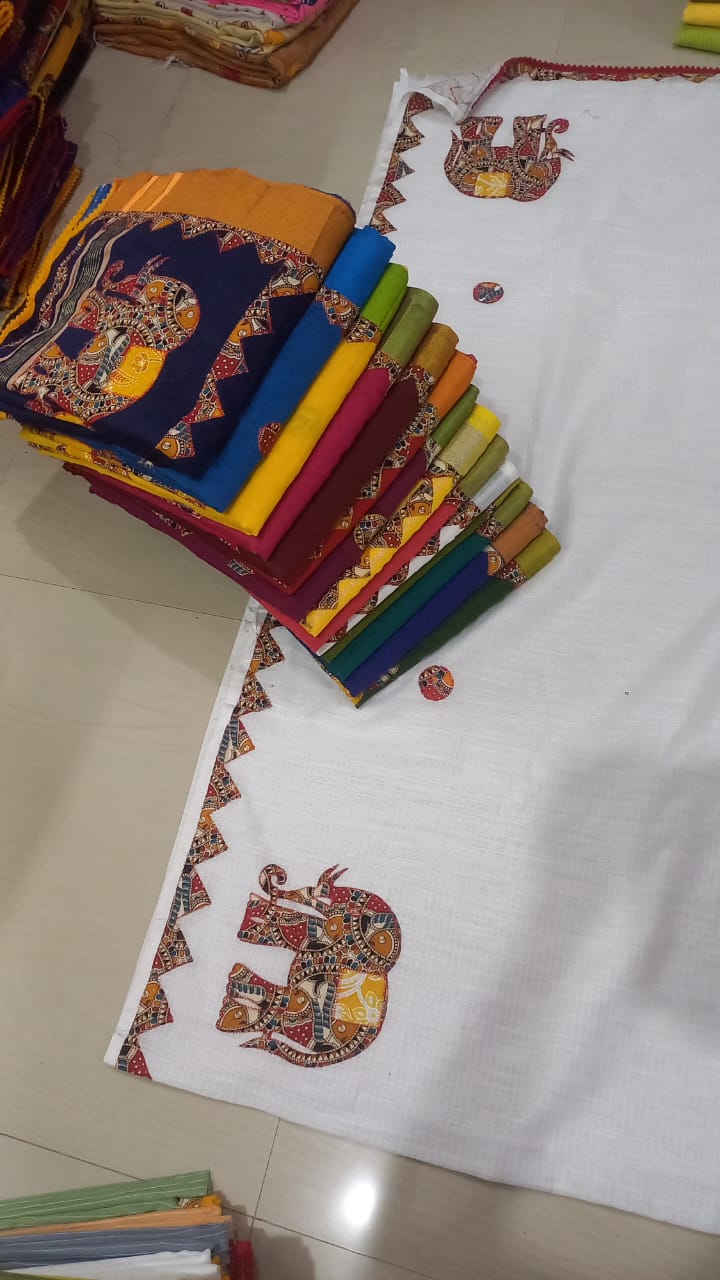 APPLIQUE WORK SAREE
