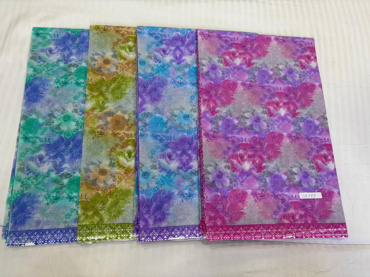SUPER NET FABRIC SAREE - COTTON SAREE
