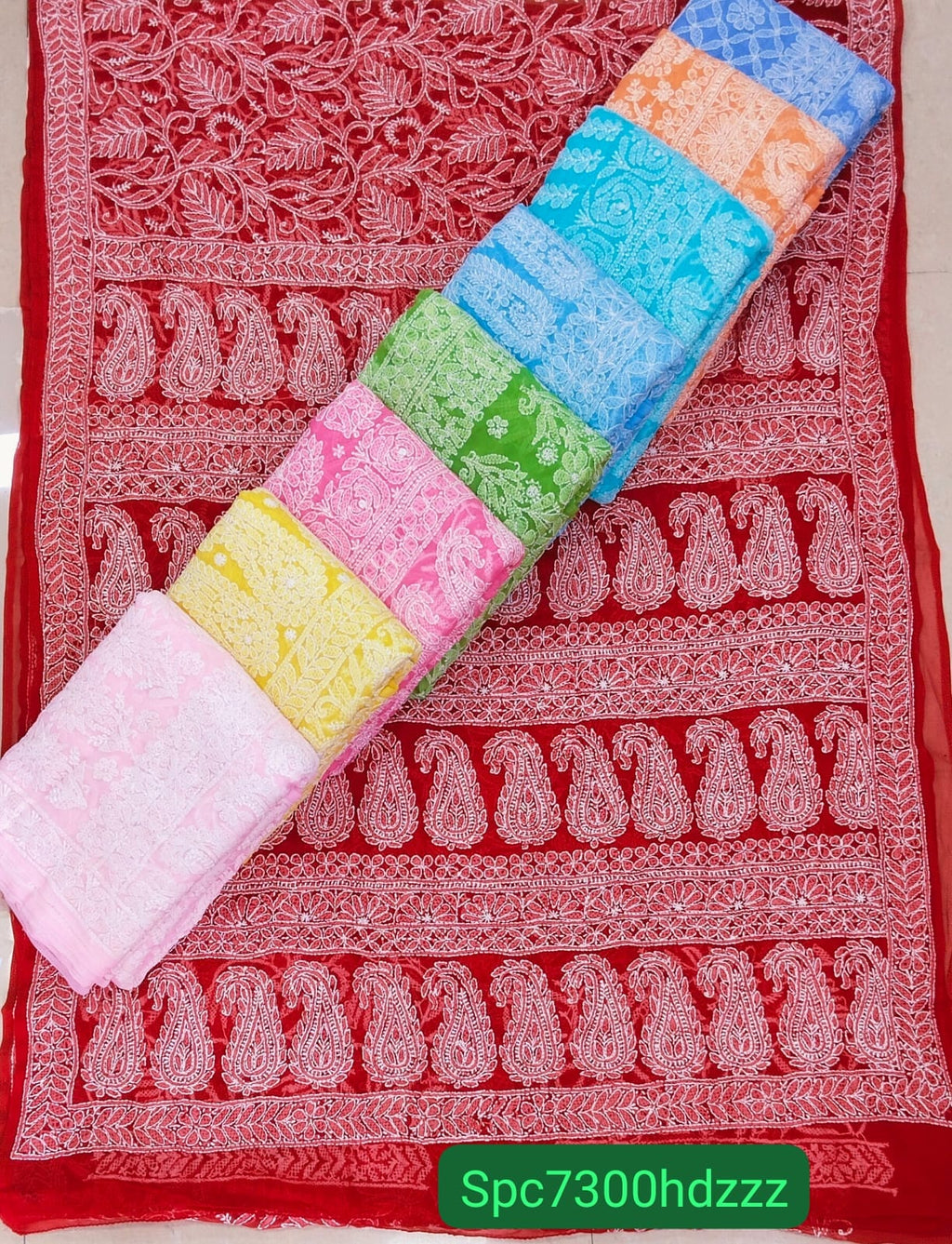 LUCKNOW CHIKON KARI SAREES