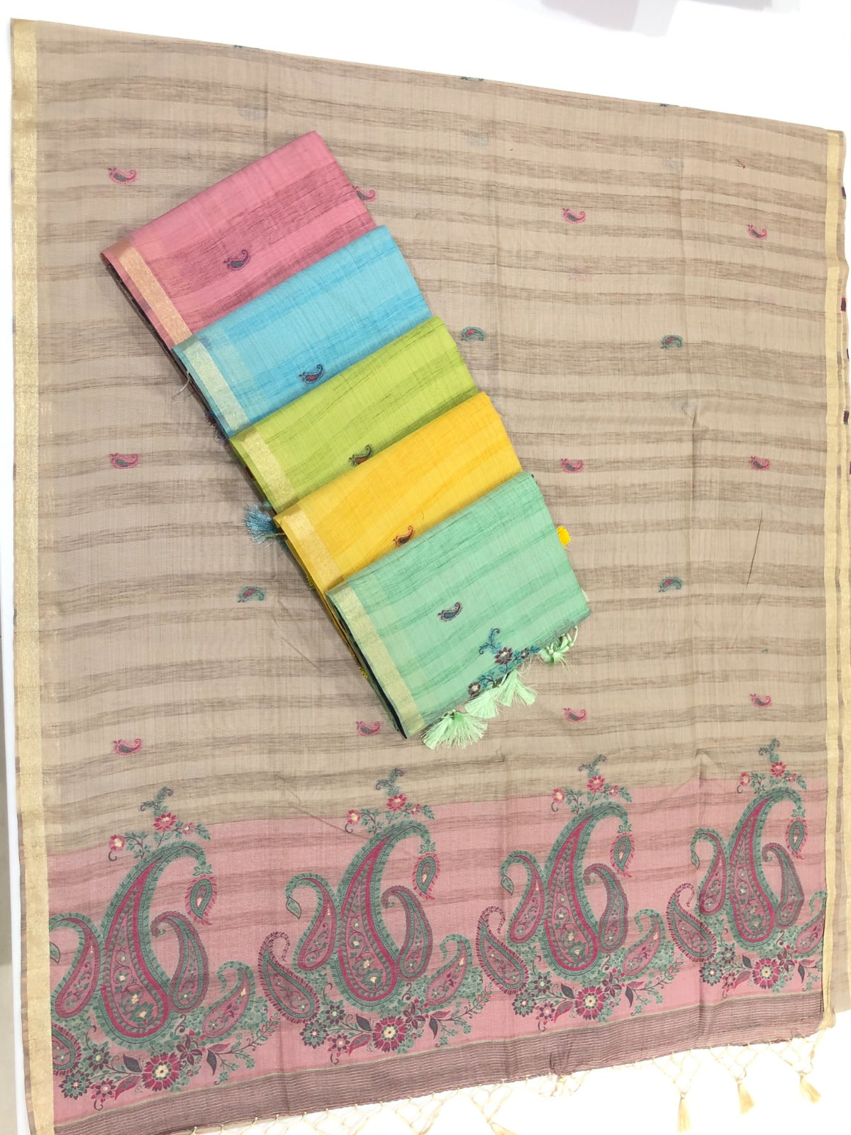 printed & weaving silk sarees