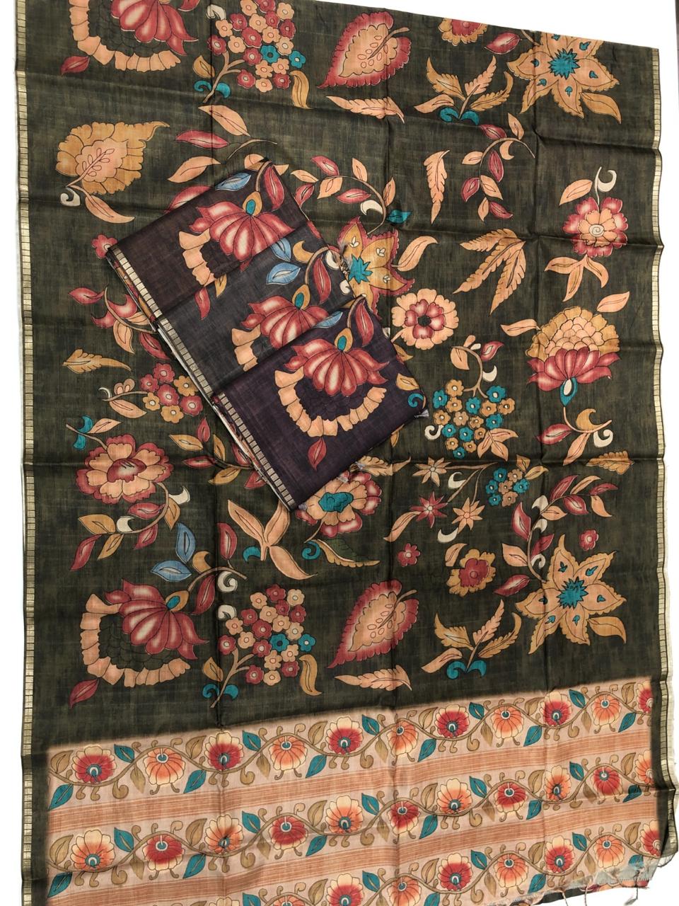 printed & weaving silk sarees