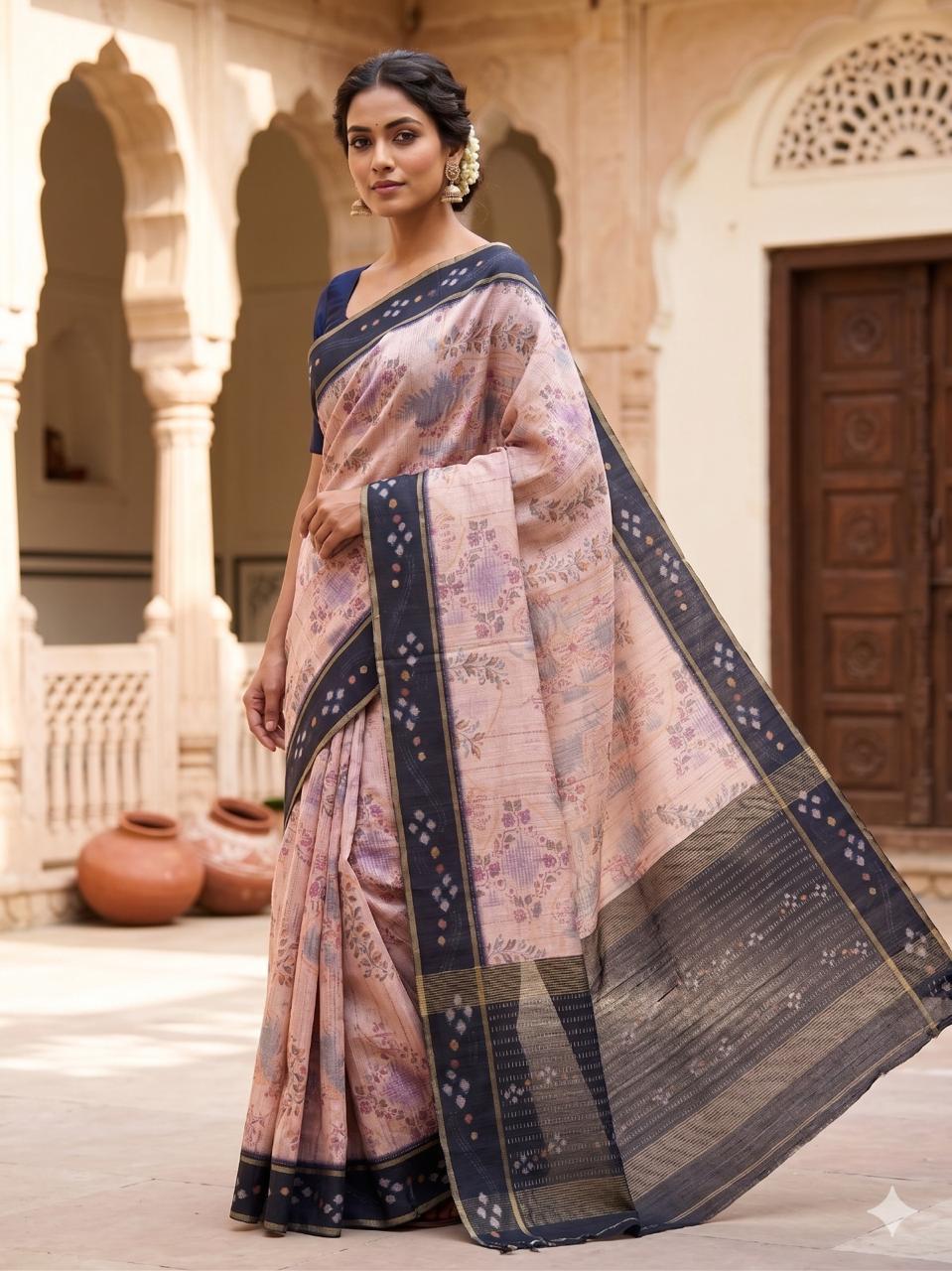 printed & weaving silk sarees
