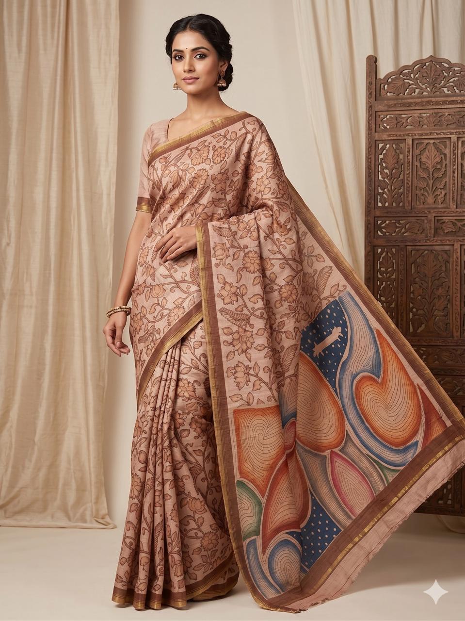 printed & weaving silk sarees