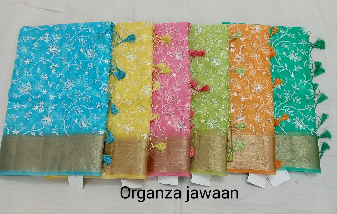 EMBROIDERY & THREAD WORK SAREES