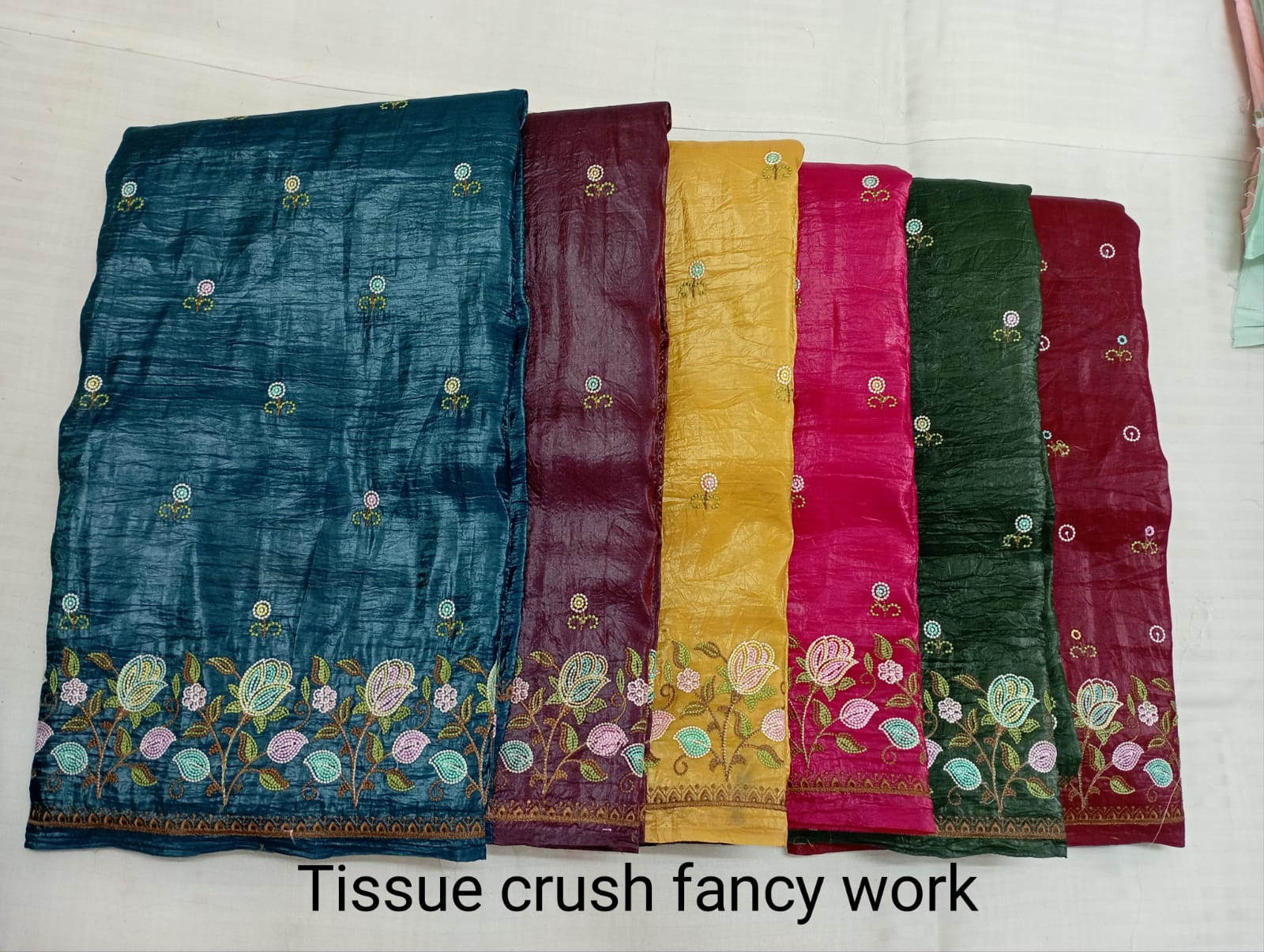 EMBROIDERY & THREAD WORK SAREES