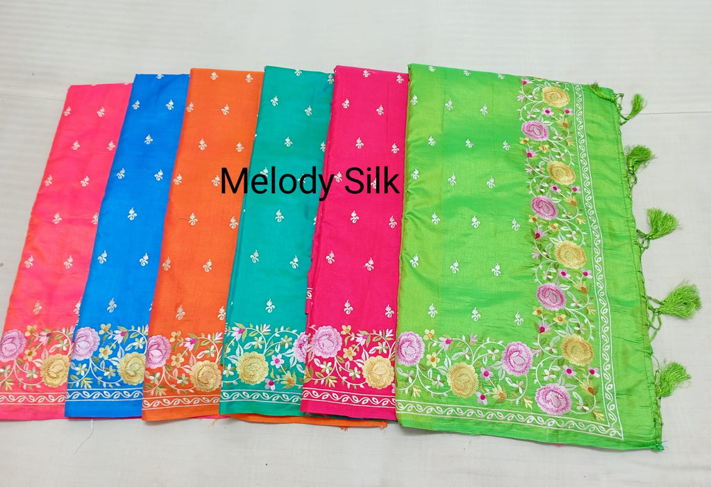 EMBROIDERY & THREAD WORK SAREES