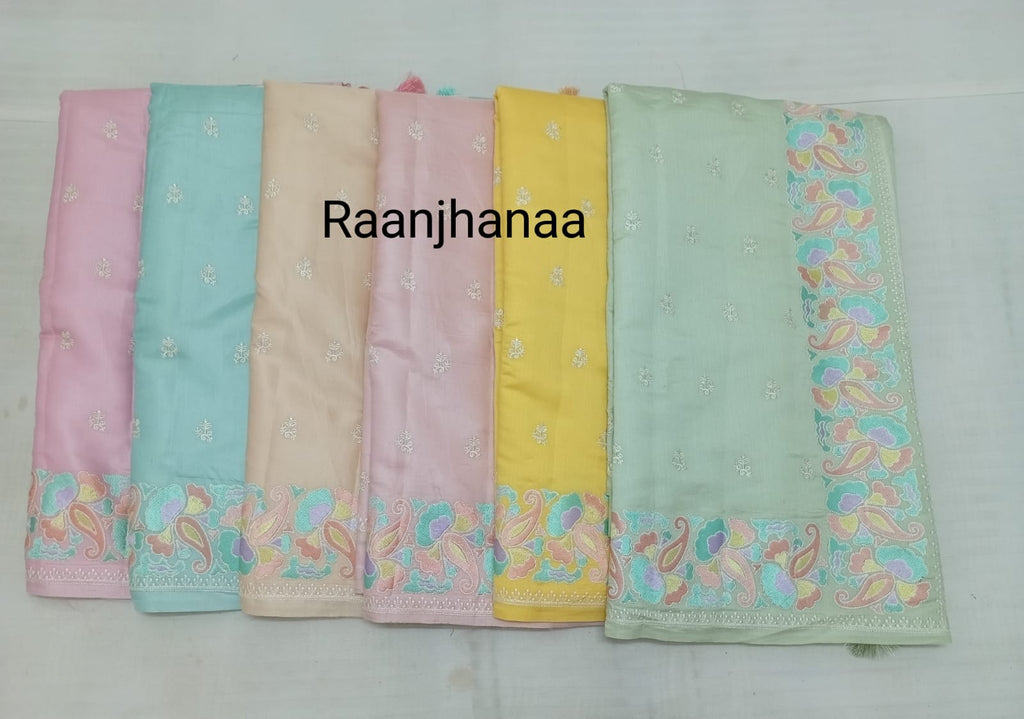 EMBROIDERY & THREAD WORK SAREES