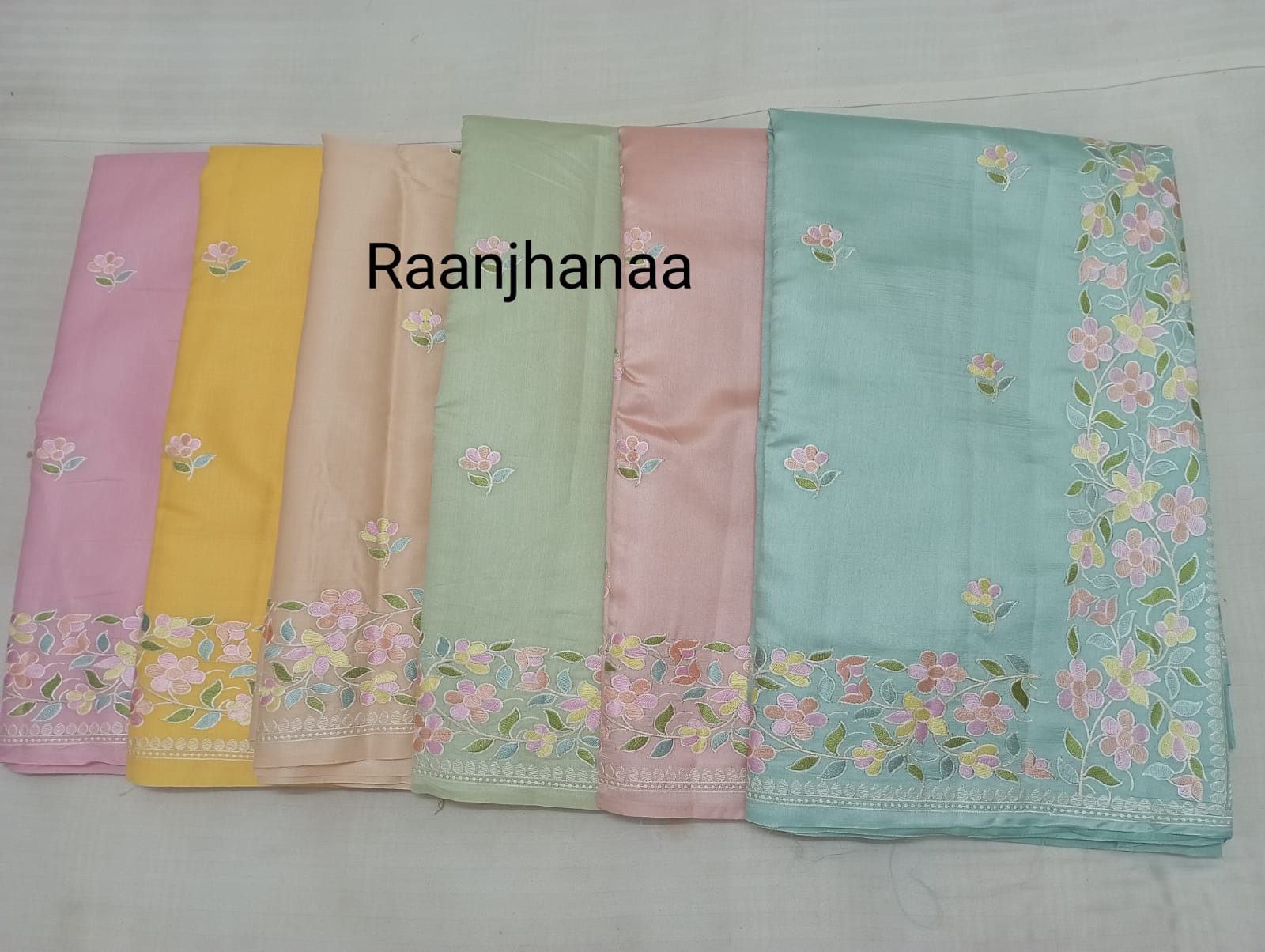 EMBROIDERY & THREAD WORK SAREES