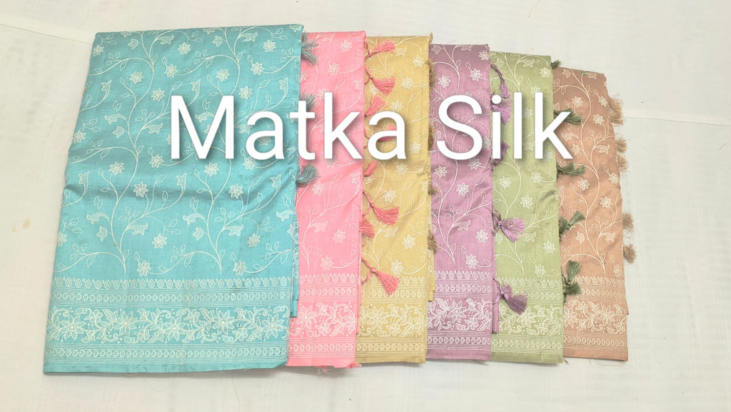 EMBROIDERY & THREAD WORK SAREES
