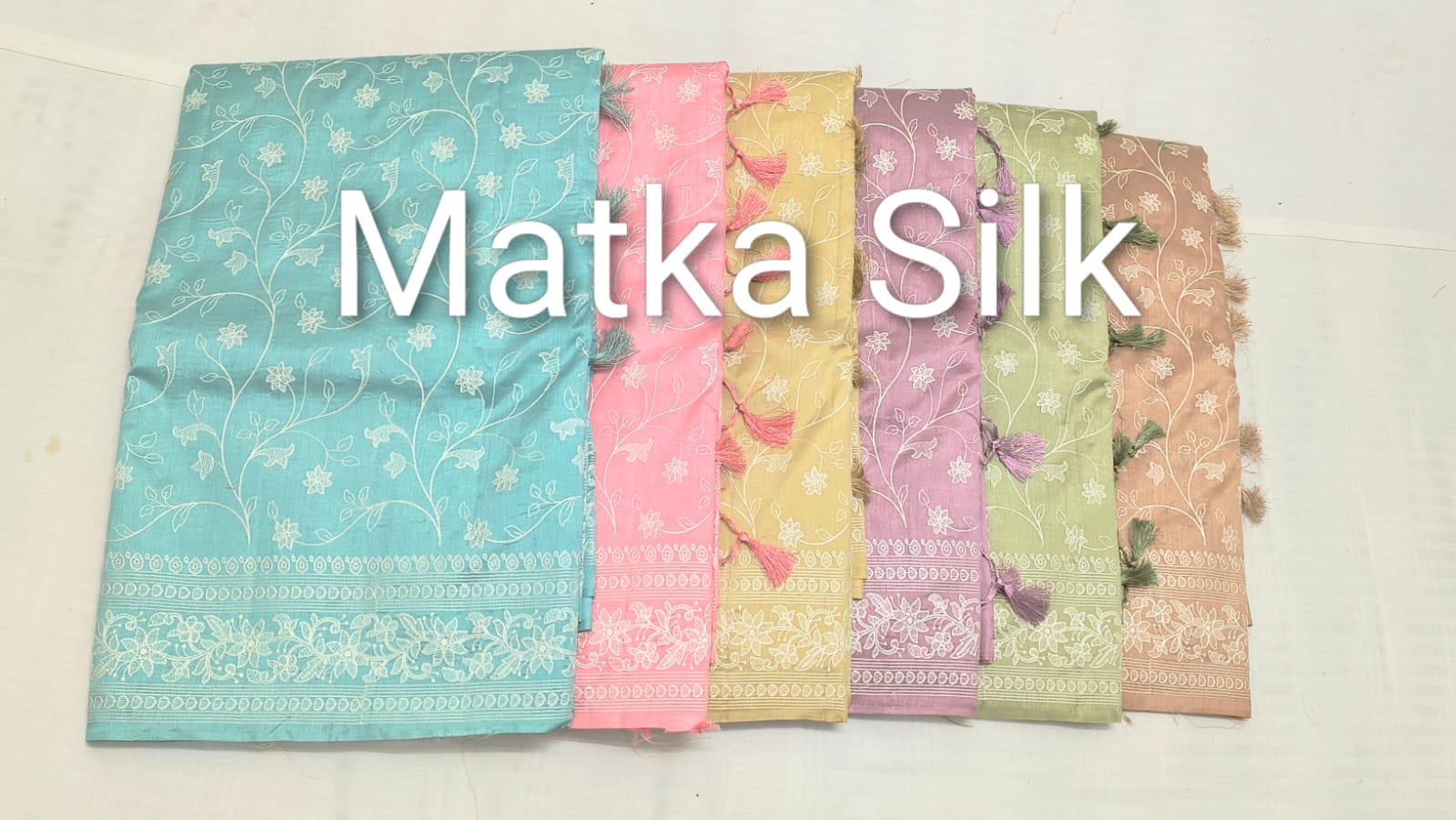 EMBROIDERY & THREAD WORK SAREES