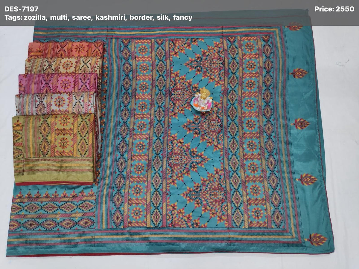 Bolpur designs Embroidery sarees