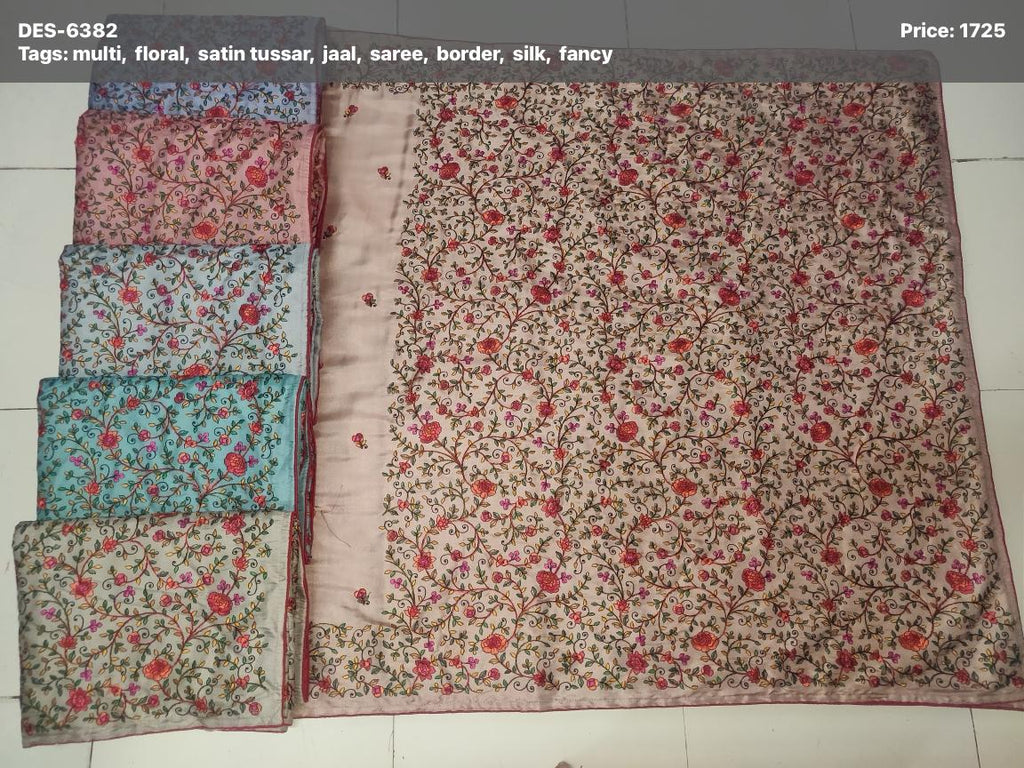 Bolpur designs Embroidery sarees