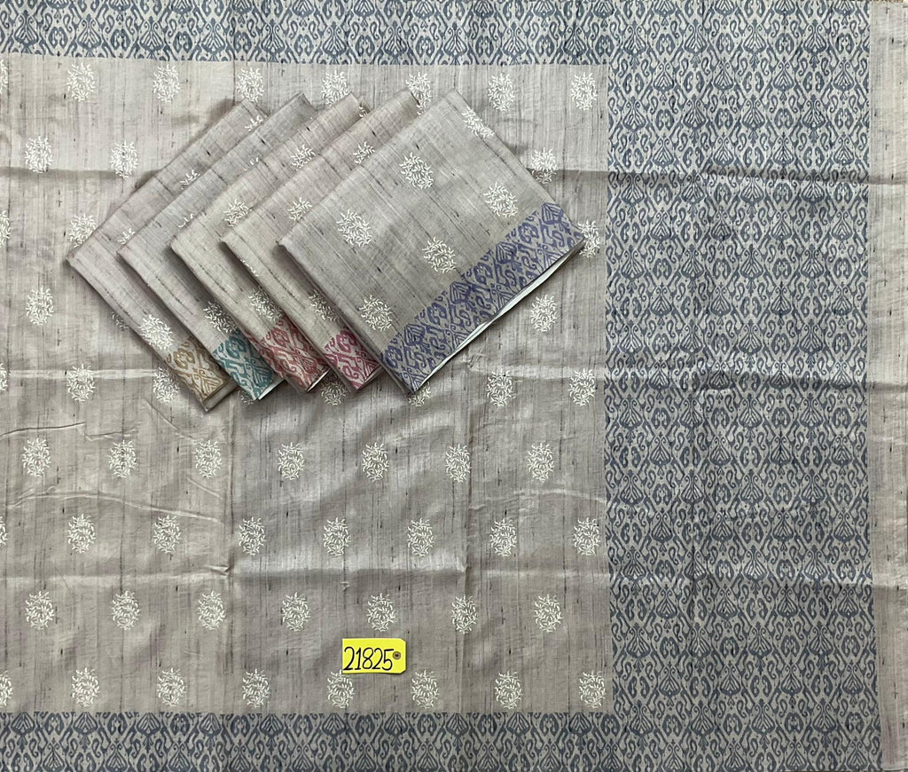 Bolpur designs Embroidery sarees