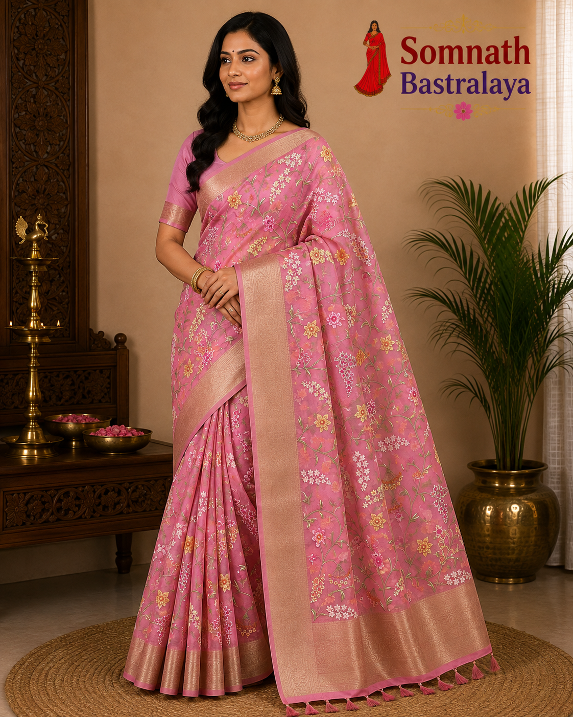 EMBROIDERY & THREAD WORK SAREES