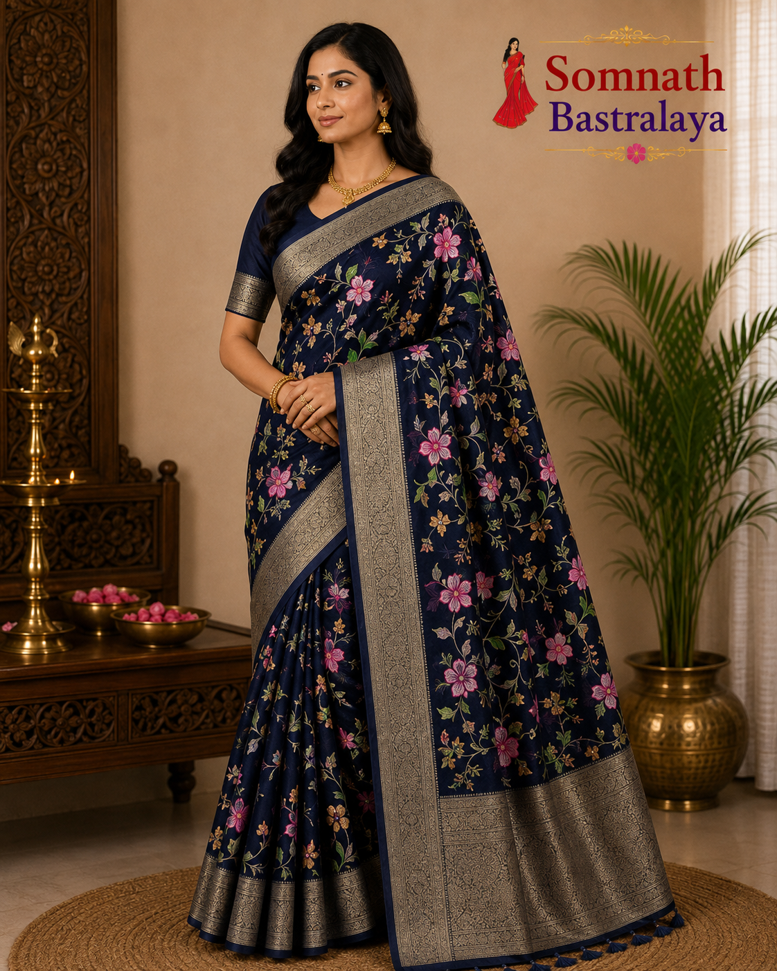 EMBROIDERY & THREAD WORK SAREES