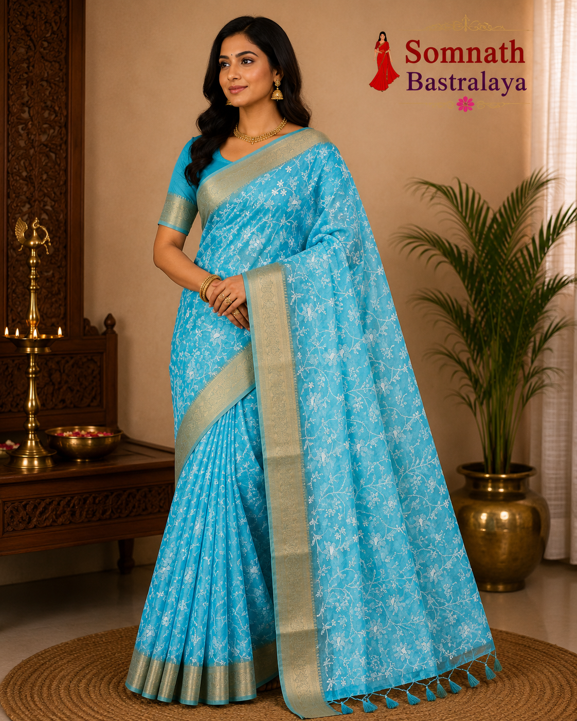 EMBROIDERY & THREAD WORK SAREES
