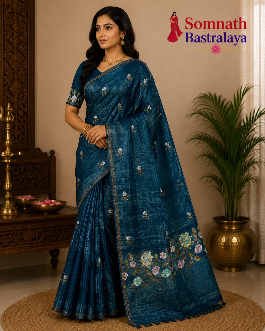 EMBROIDERY & THREAD WORK SAREES