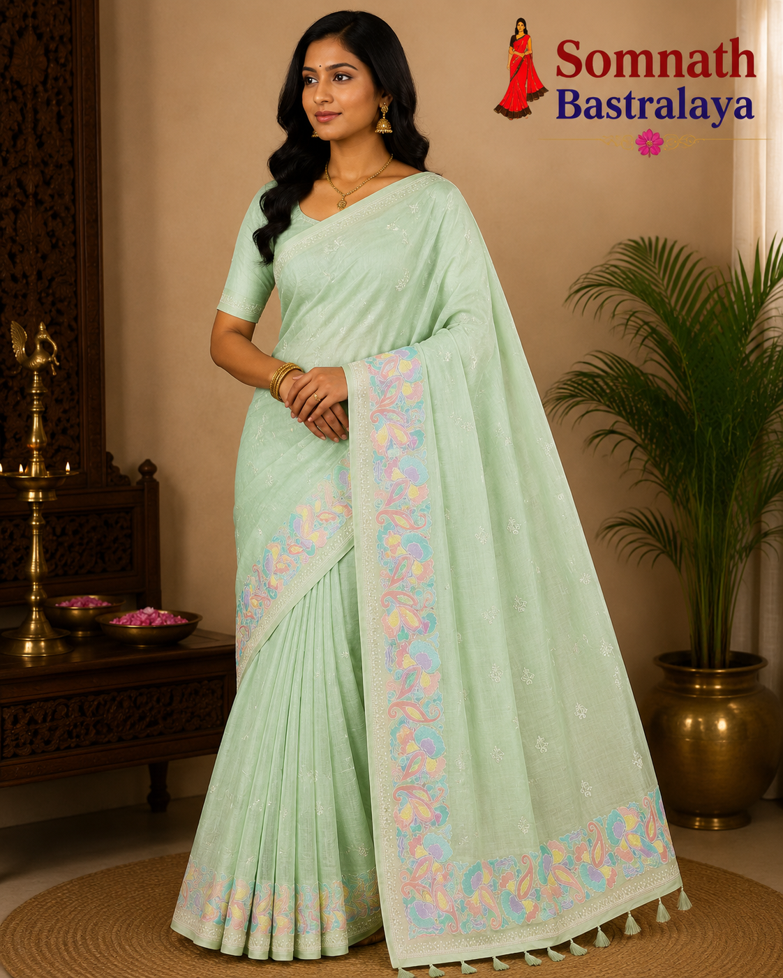 EMBROIDERY & THREAD WORK SAREES