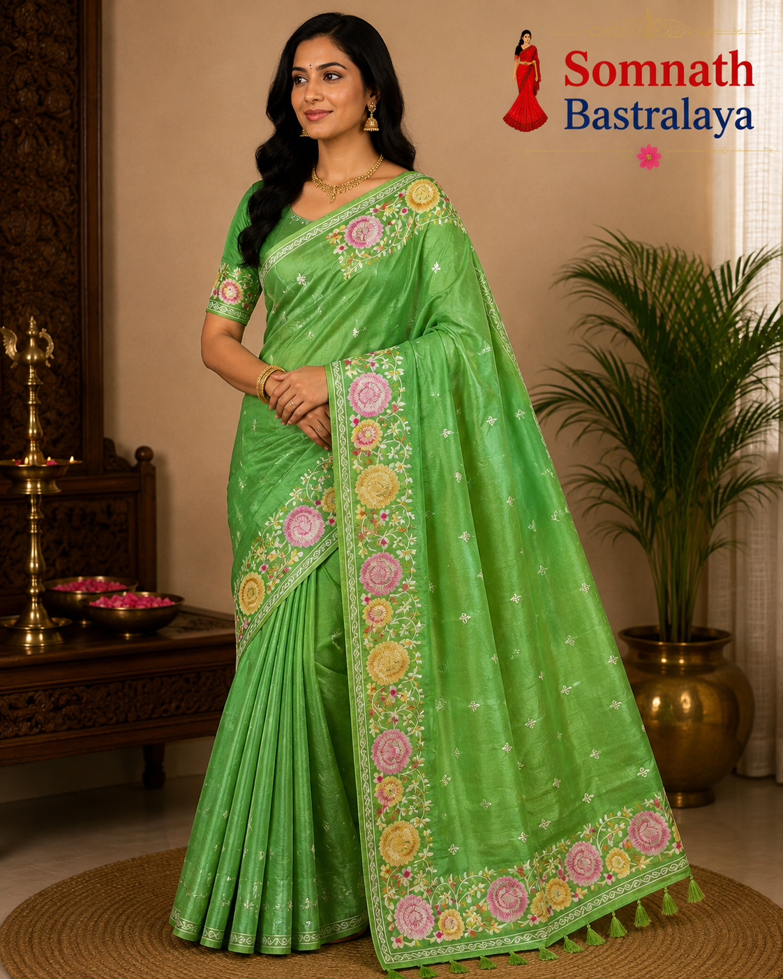 EMBROIDERY & THREAD WORK SAREES