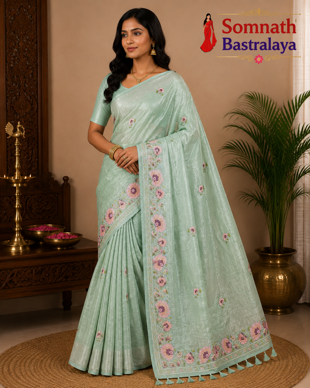 EMBROIDERY & THREAD WORK SAREES