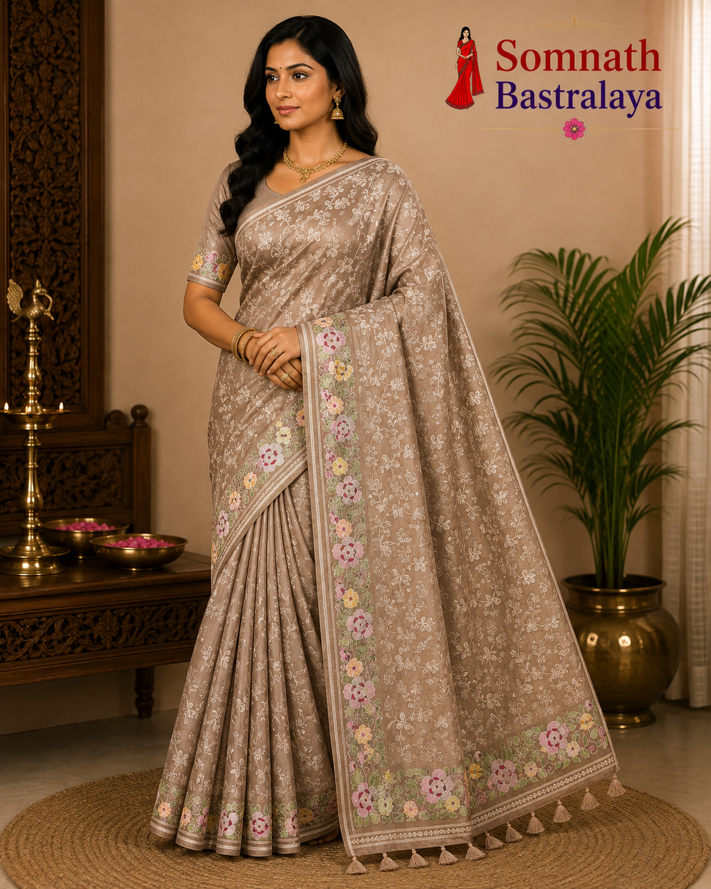 EMBROIDERY & THREAD WORK SAREES