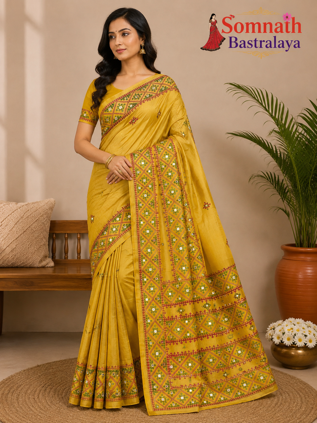 GUJRATI WORK SAREES