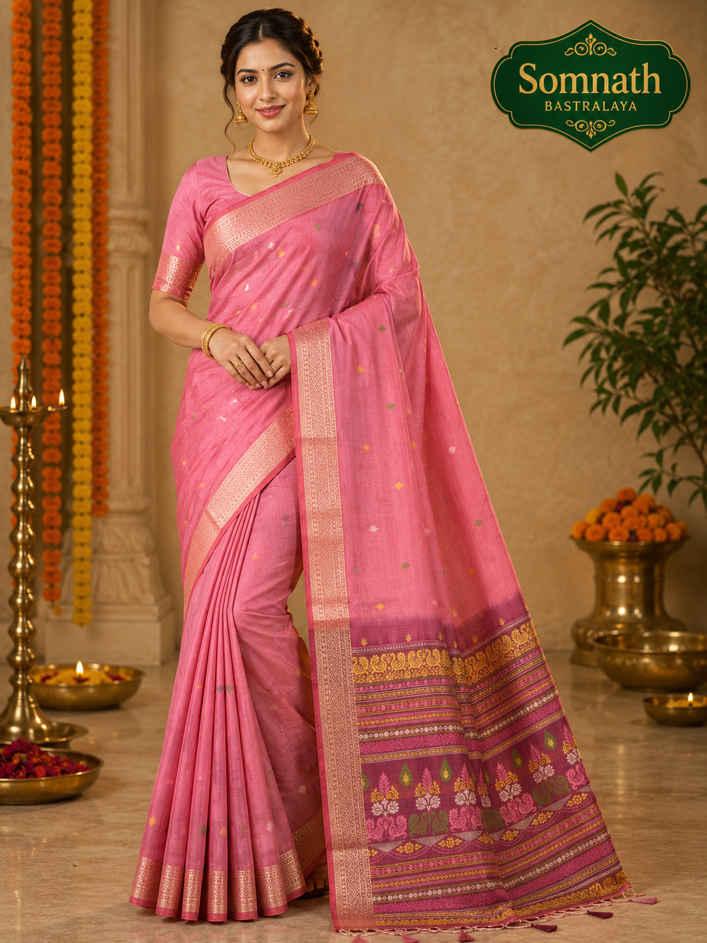 printed & weaving silk sarees