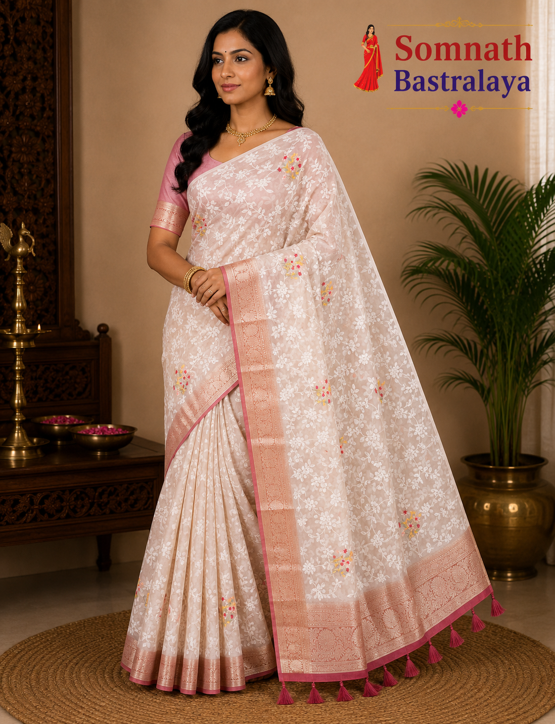 EMBROIDERY & THREAD WORK SAREES