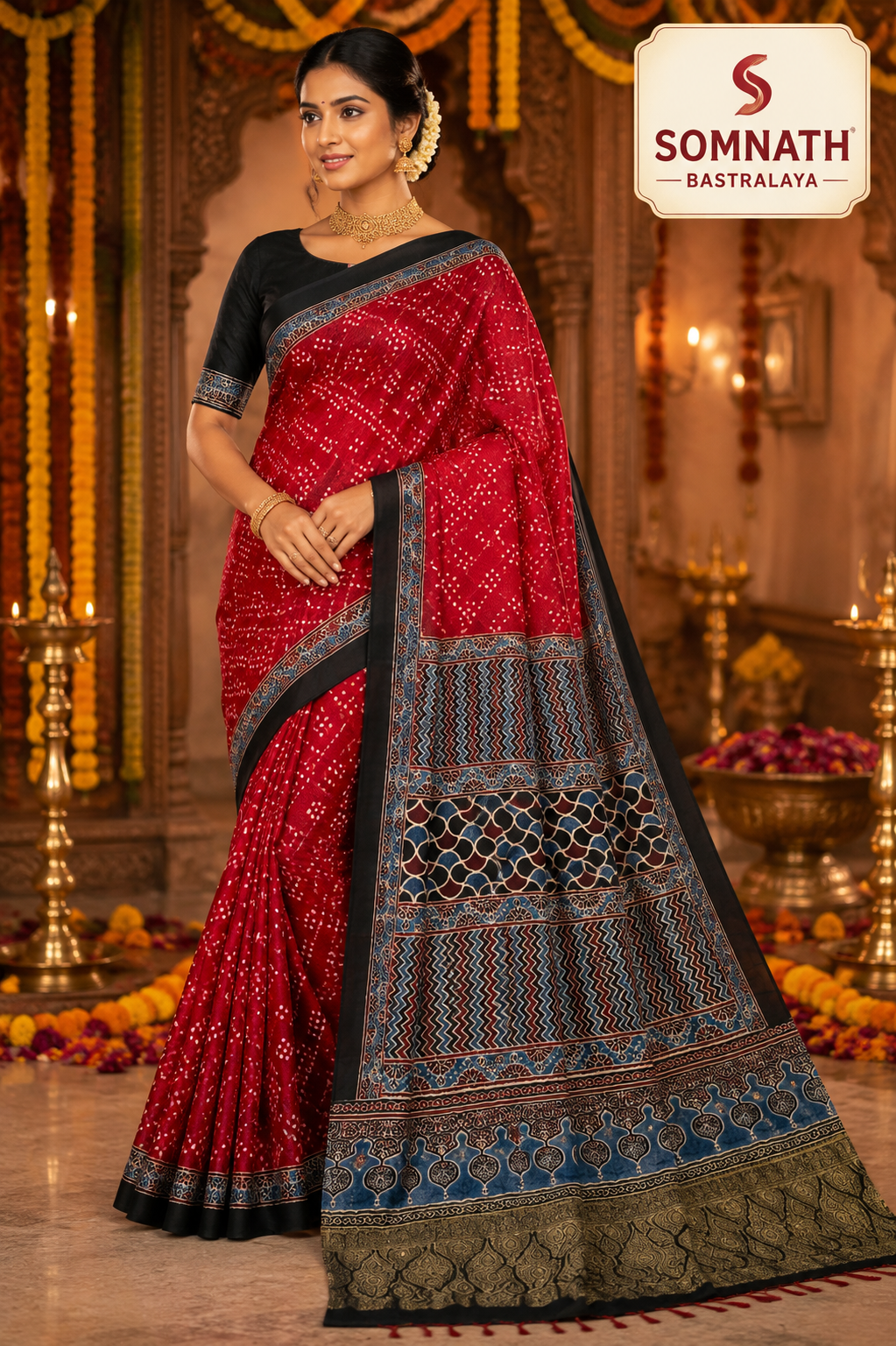 bandhej sarees