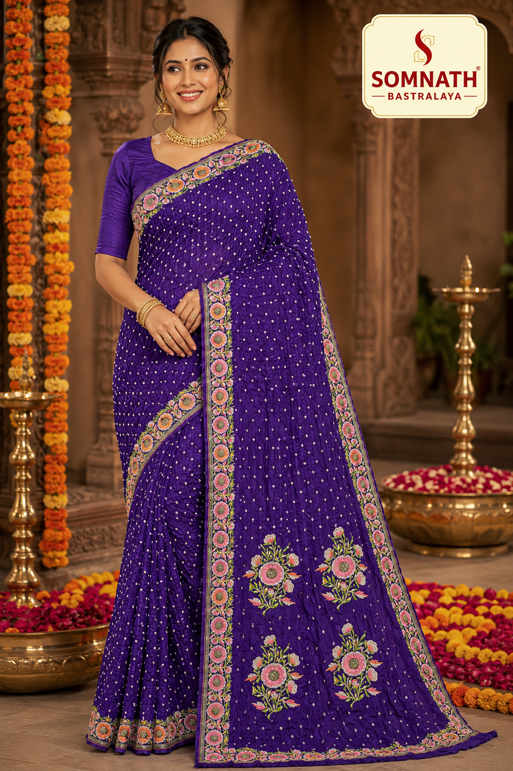 bandhej sarees