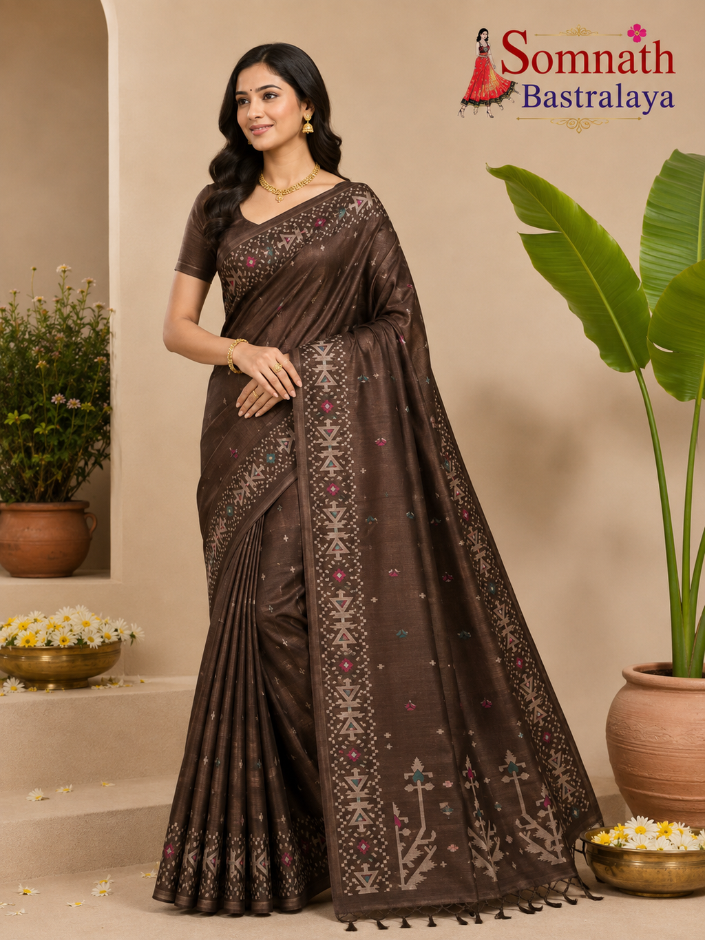 JAMDANI TUSSAR SAREES