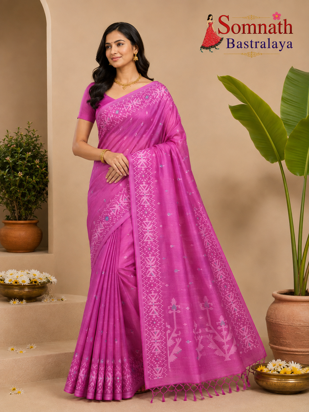 JAMDANI TUSSAR SAREES