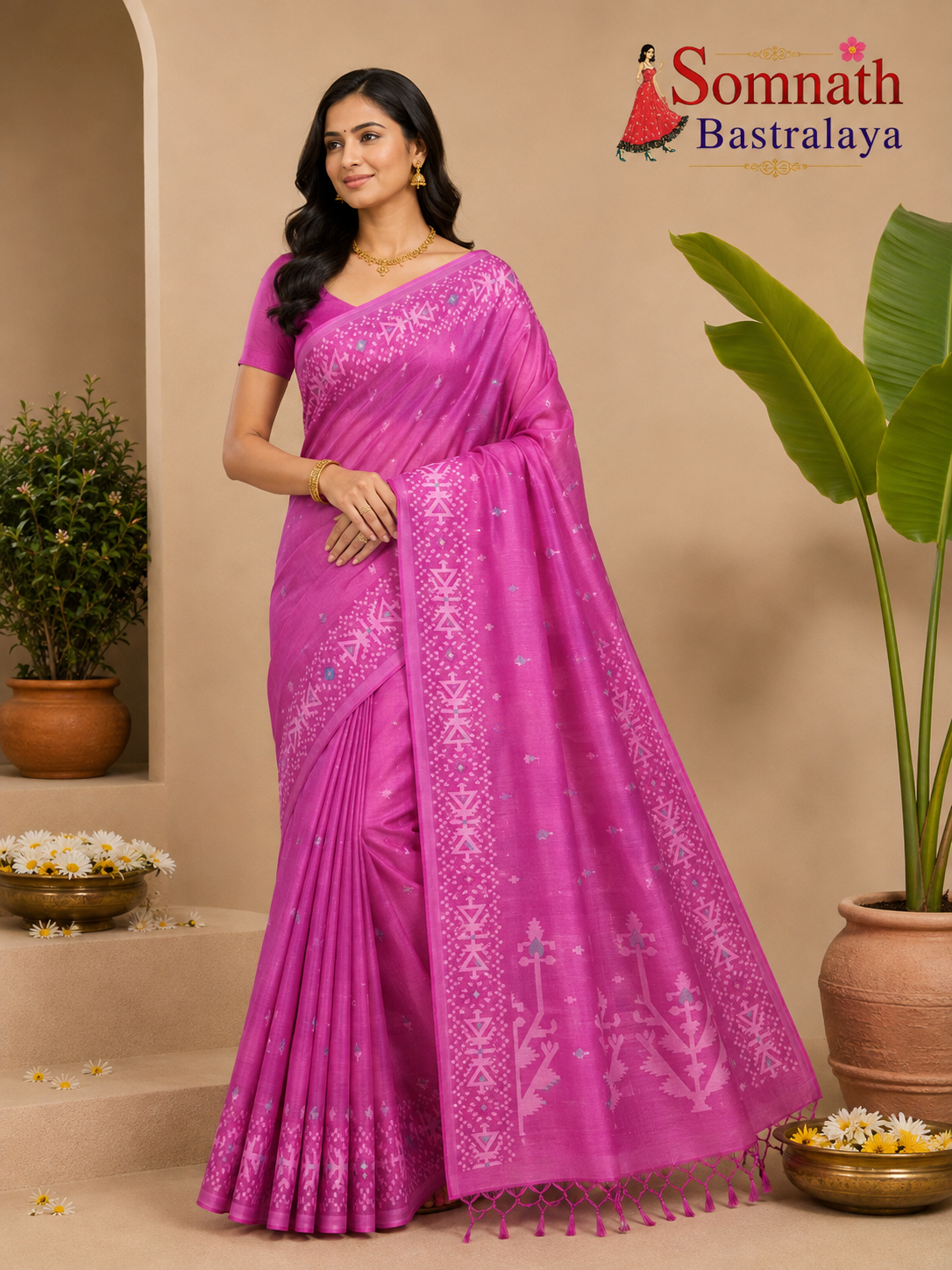 JAMDANI TUSSAR SAREES