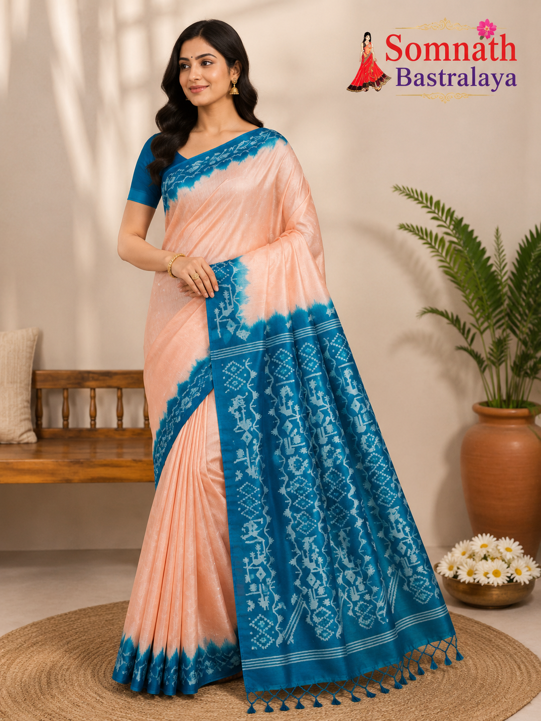 JAMDANI TUSSAR SAREES