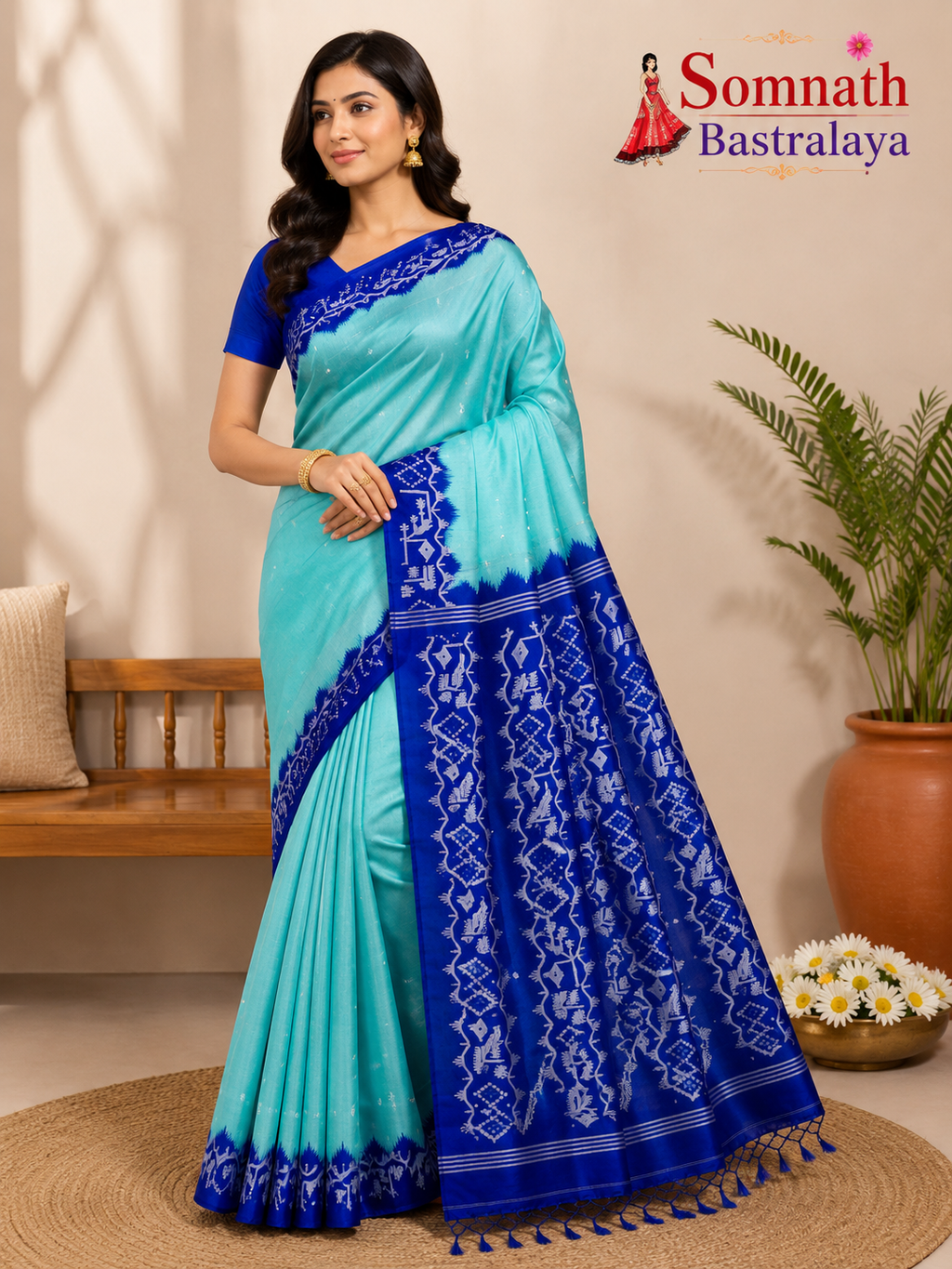 JAMDANI TUSSAR SAREES