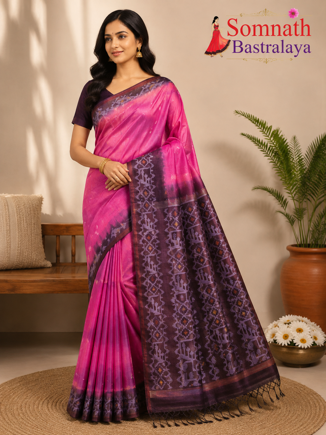 JAMDANI TUSSAR SAREES