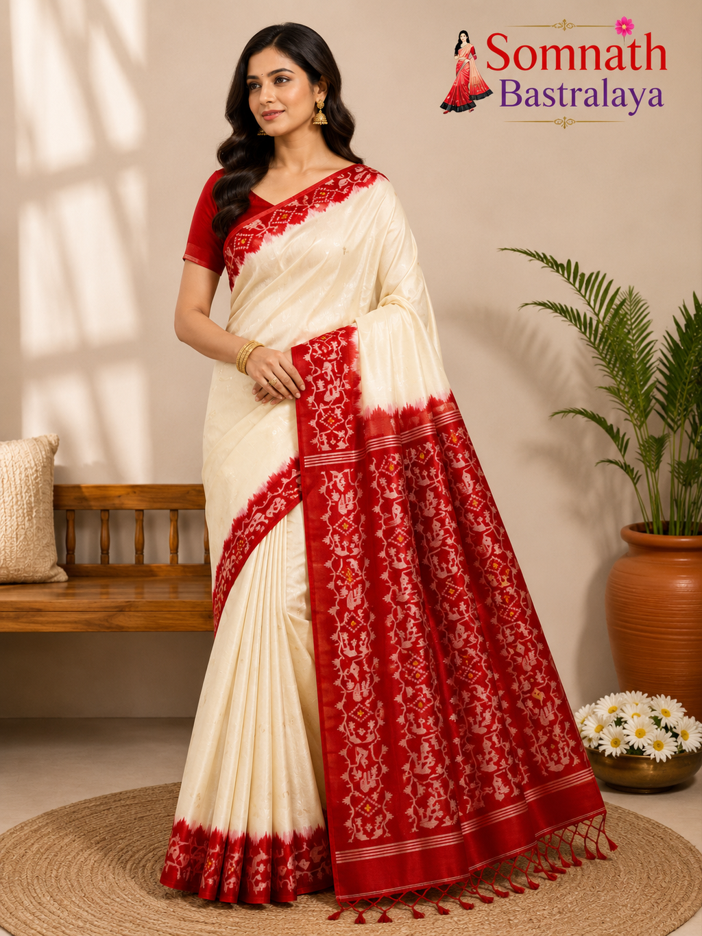 JAMDANI TUSSAR SAREES