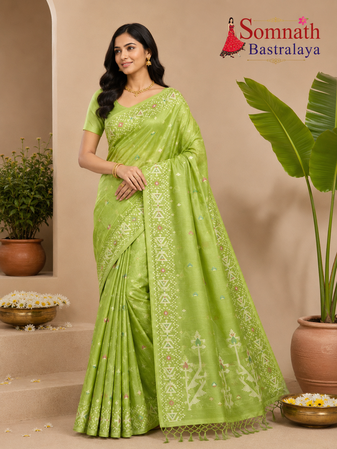 JAMDANI TUSSAR SAREES