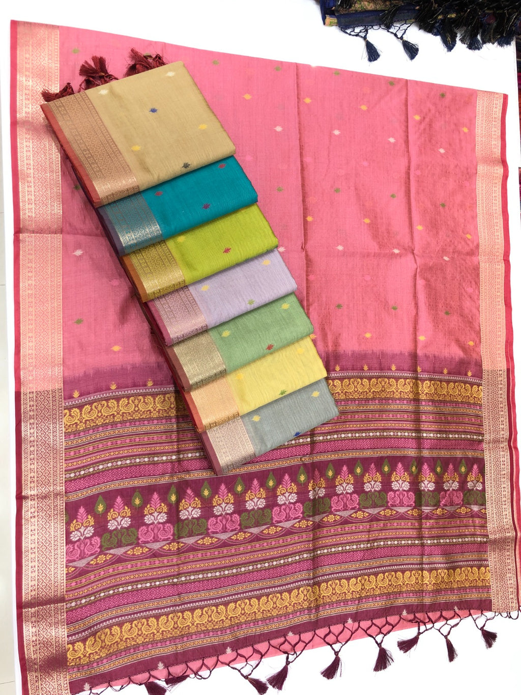 printed & weaving silk sarees