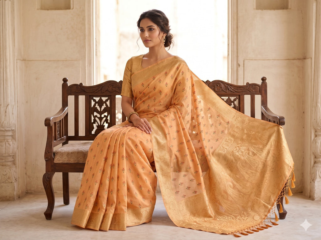 printed & weaving silk sarees