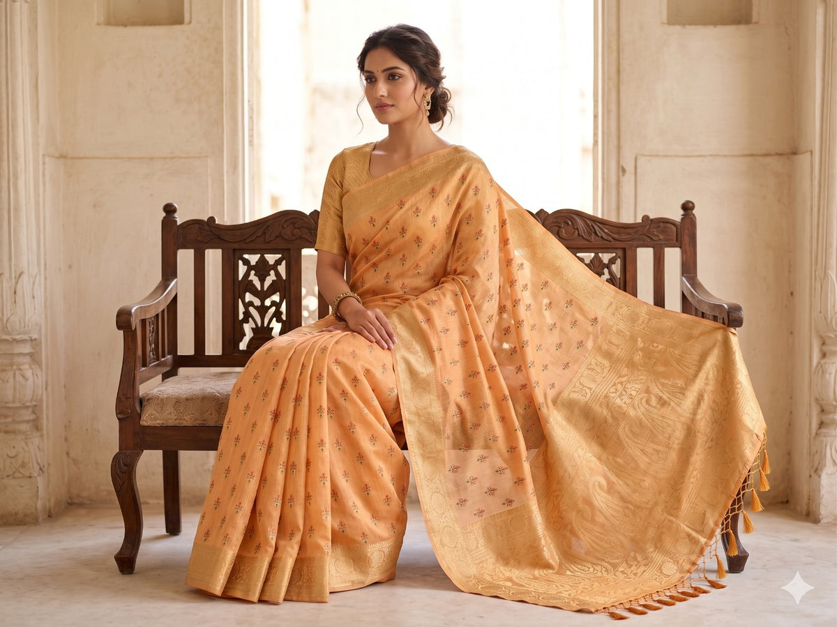 printed & weaving silk sarees
